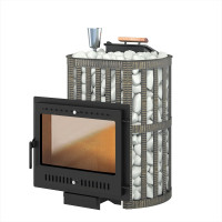 Печь ВЕЗУВИЙ Ураган Ковка 16 Панорама "М"