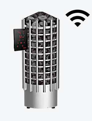 Электрическая печь с WiFi Harvia Glow Corner TRC70XE + CX001WiFi