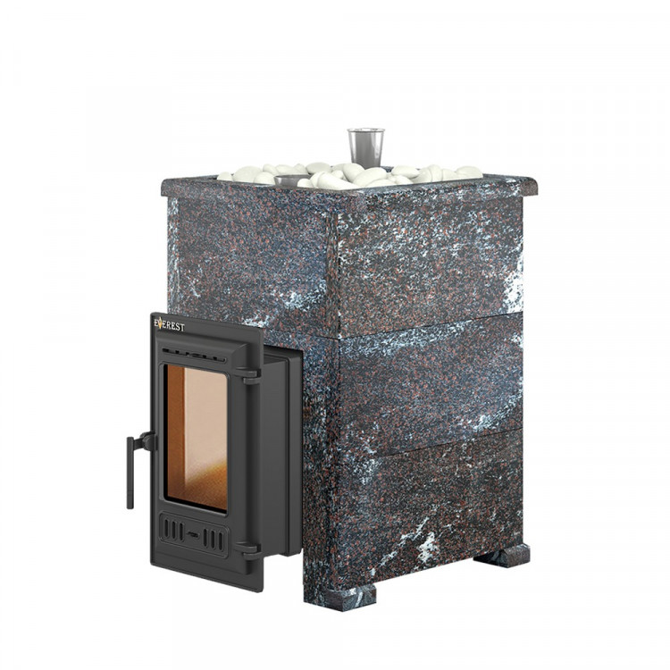 Печь для бани Эверест "Steam Master 18 ЧУГУН" Амфиболит, S-40