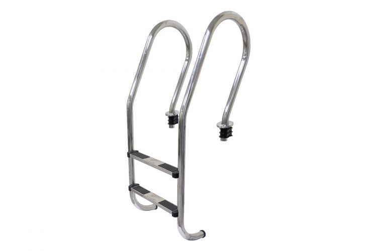 Лестница 2 ступени (у.б.)  SF AISI-304 MARKOPOOL (MIXTA)