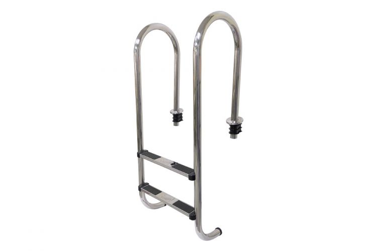 Лестница 2 ступени (у.б.)  SU AISI-304 MARKOPOOL (MURO)