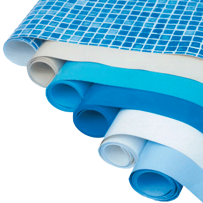 Пленка для отделки бассейнов голубая ребристая CLASSIC non-slip light blue 687 Elbtal Plastics (Антискользящая)