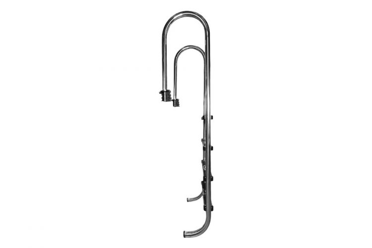 Лестница 4 ступени (у.б.)  SU AISI-304 MARKOPOOL (MURO)