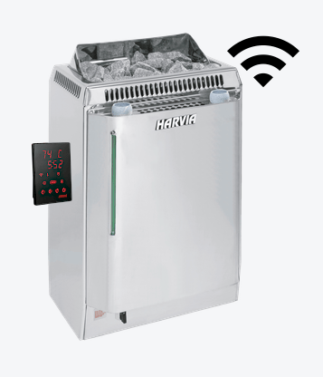 Электрическая печь с WiFi Harvia Topclass Combi KV-60SE + CX1104CXW + SAB00103