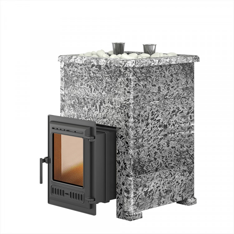 Печь для бани Эверест "Steam Master 30 ЧУГУН" Пироксенит Элит, S-40 Печь для бани Эверест "Steam Master 30 ЧУГУН" Пироксенит Элит, S-40