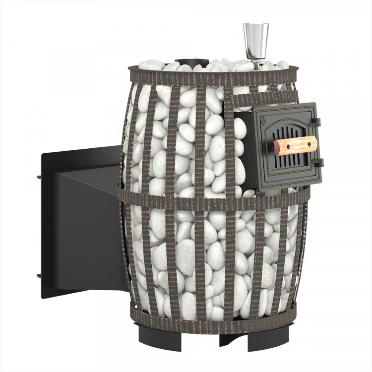 Печь ВЕЗУВИЙ Легенда Русский пар Ковка 18 Панорама "М"