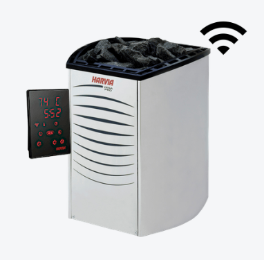 Электрическая печь с WiFi Harvia Vega Pro BC105 Steel + CX1704XW + SAB00103