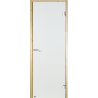 Дверь Harvia STG 9×19 коробка ольха,прозрачное стекло