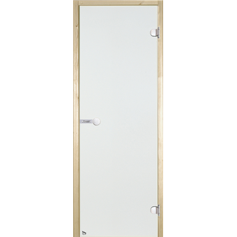 Дверь Harvia STG 9×19 коробка ольха, прозрачное стекло