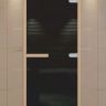 Дверь для сауны ALDO серия КОМПЛЕКС, стекло графит матовое 800*2000