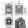 Печь для бани ASTON «Шторм 16» (ДТ-4)