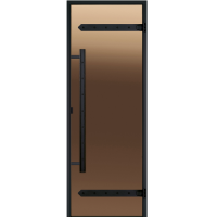Дверь Harvia Legend ALU 8×19 стекло бронза