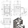Печь для бани ASTON 12 INOX