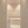 Дверь для сауны ALDO серия КОМПЛЕКС, стекло матовое 700*2100