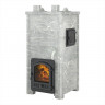 Печь Эверест "Легкий пар Профи" каменка «по-серому», Талькохлорит, S-50 мм Б/В