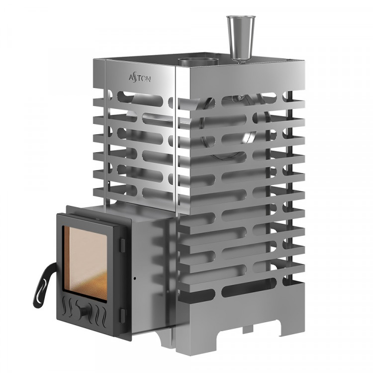 Печь для бани ASTON 16 INOX стекло Печь для бани ASTON 16 INOX стекло