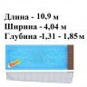 Композитный бассейн Ксабия Pool Cover