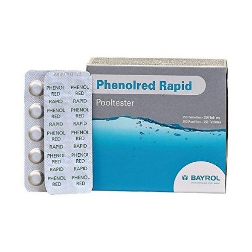 Таблетки Phenol Red (10 штук) -для измерения уровня pH воды