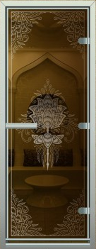 Дверь ALDO ALU серия "Цветок лотоса"