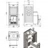 Печь для бани ASTON 30 INOX (320) Long Печь для бани ASTON 30 INOX (320) Long