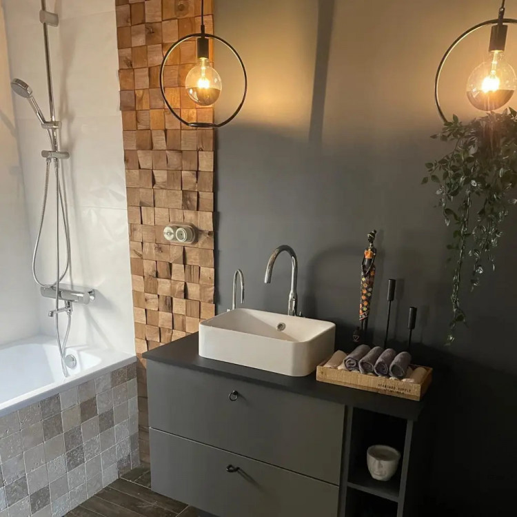 3D панно термоольха