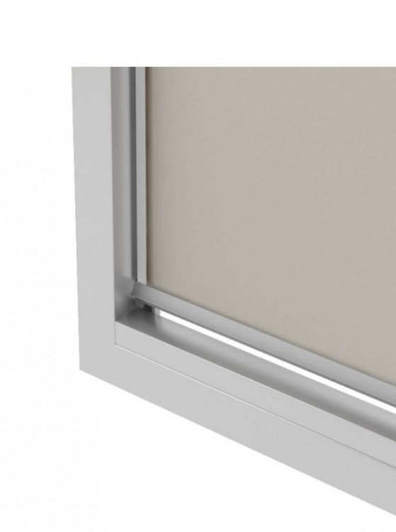 Дверь ALDO ALU 900×2100 стекло графит