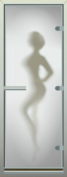 Дверь ALDO ALU серия "Силуэт" с фотопечатью